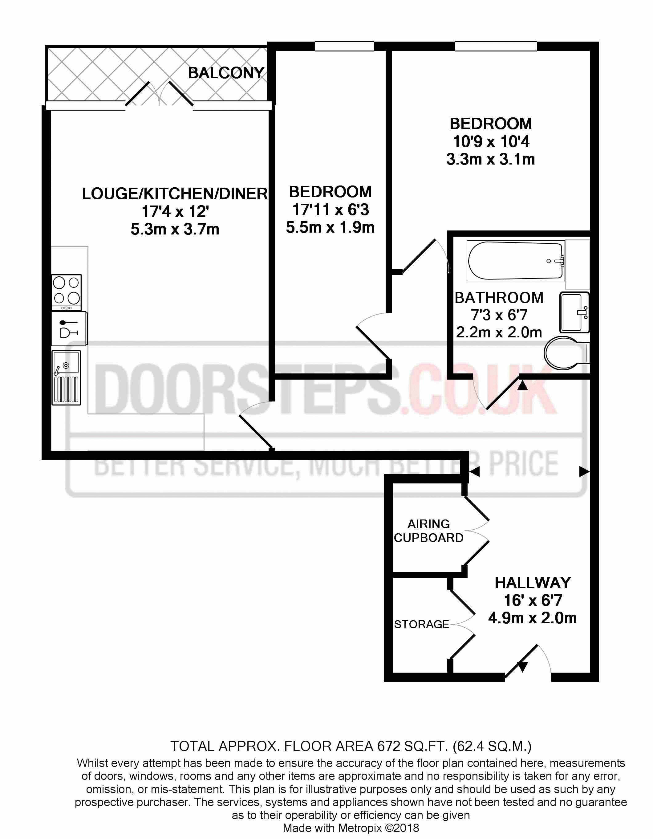 2 Bedrooms Flat for sale in Vernon Road, London E3