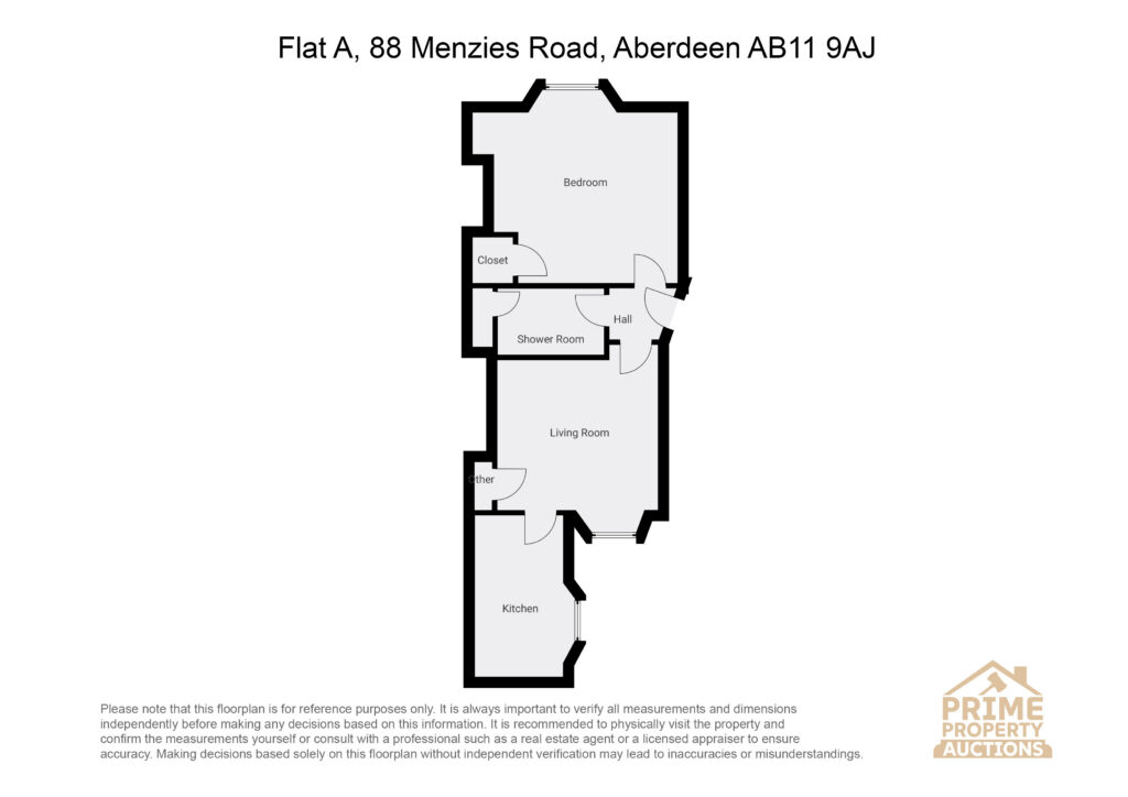 Flat A 88, Menzies Road, Aberdeen floorplan