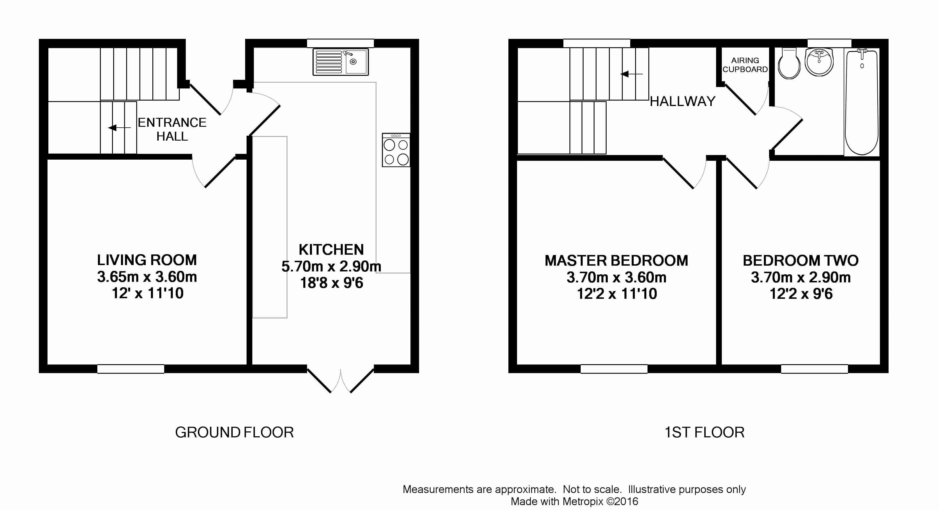 2 Bedrooms Semi-detached house to rent in Prince Charles Road, Fairford, Gloucestershire GL7