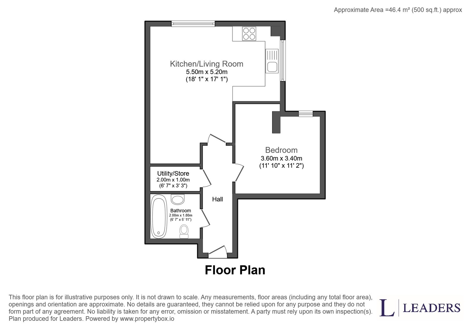 The Bayley, Salford floorplan