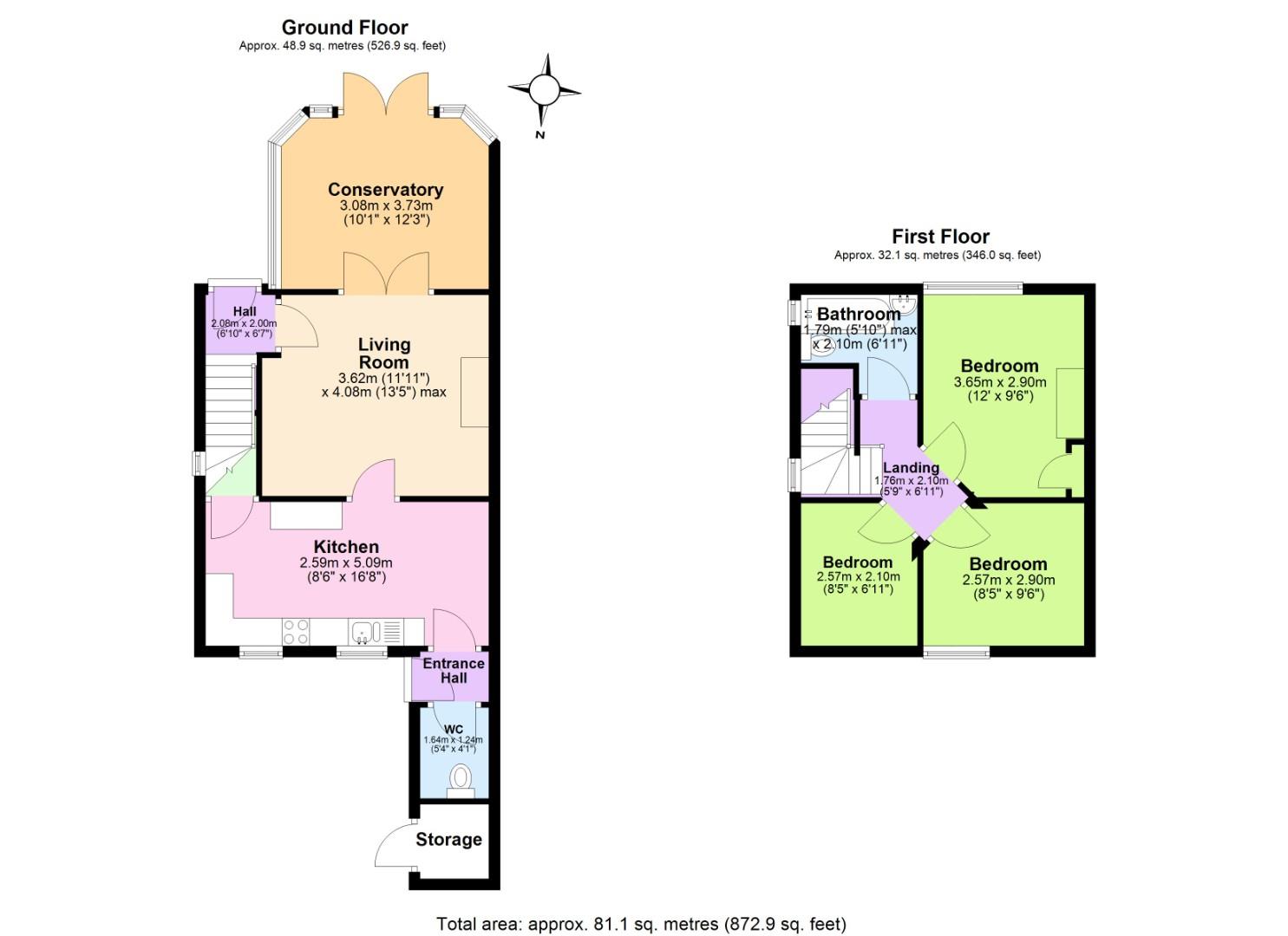 21, Tower Road, Hartshorne floorplan