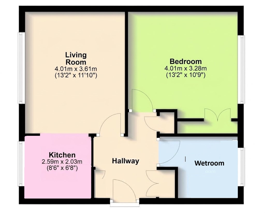 1, Bishops Court Bishops Close Tarring, Worthing floorplan