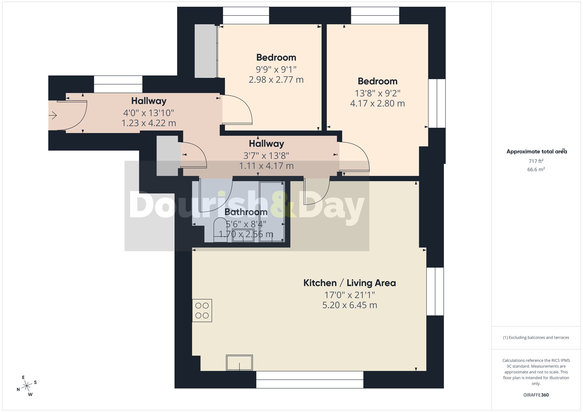 47 St. Georges Mansions, Stafford floorplan