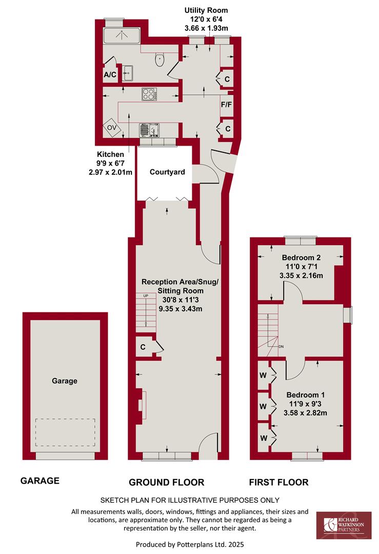 Pear Tree Cottage, 57 Grantham Road, Bottesford floorplan