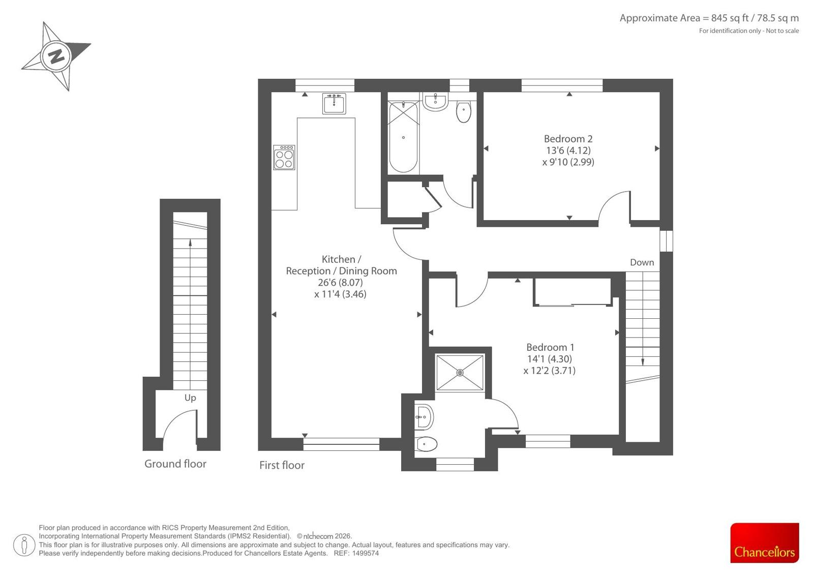 Flat 6 Iris Court,, Fearney Field Close, Chesham floorplan