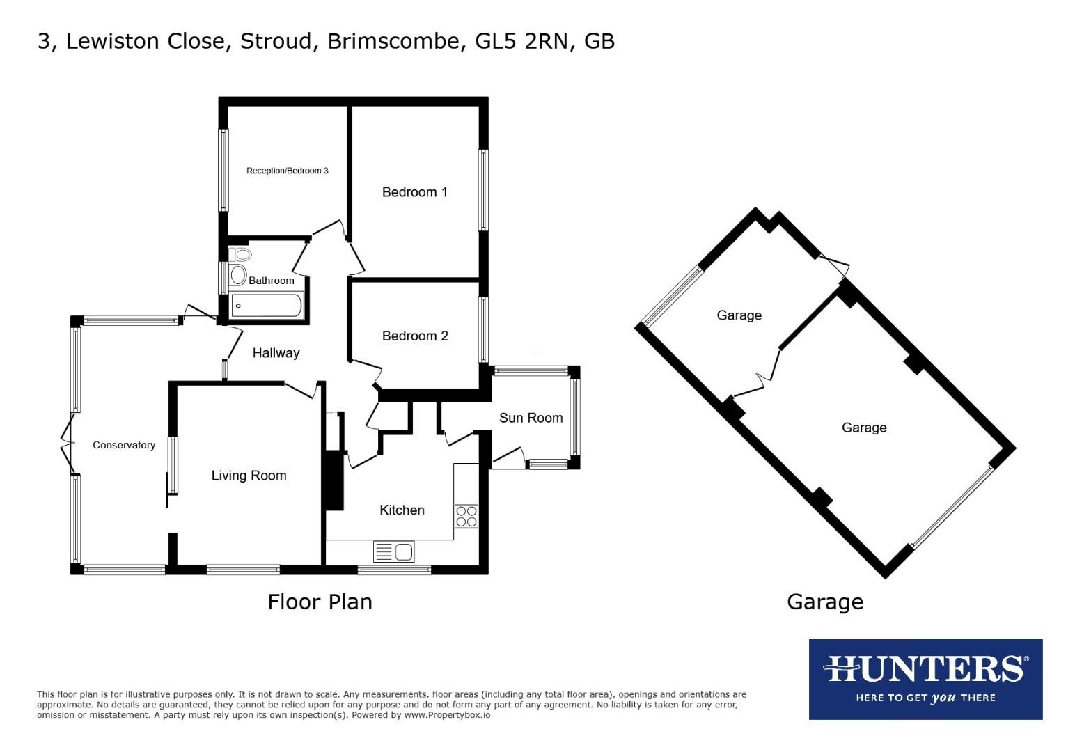 3, Lewiston Close, Stroud floorplan