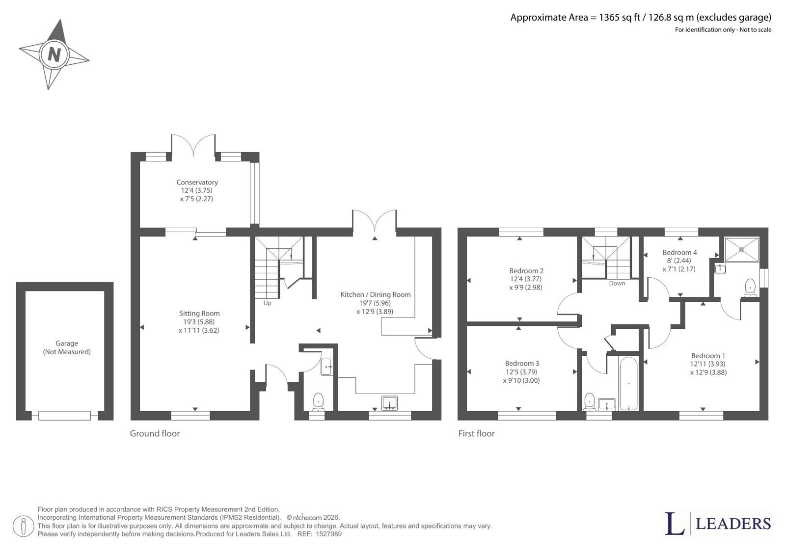 16, Mayland Close, Maldon floorplan