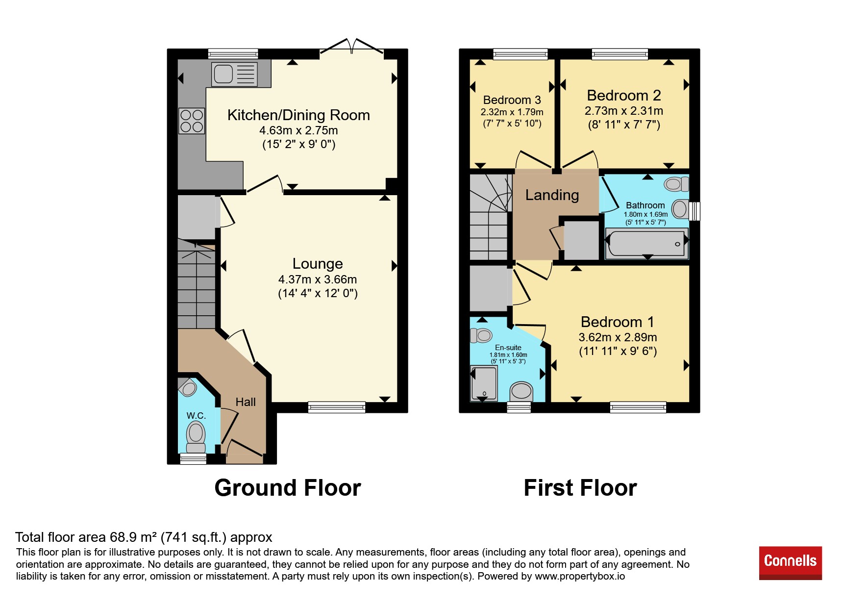 12, Marigold Close, Rugby floorplan