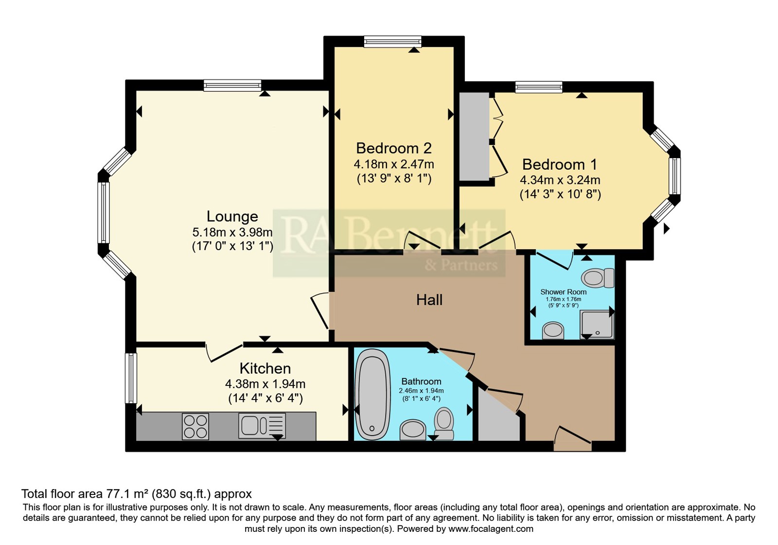 4, St. Michaels Close, Cheltenham floorplan