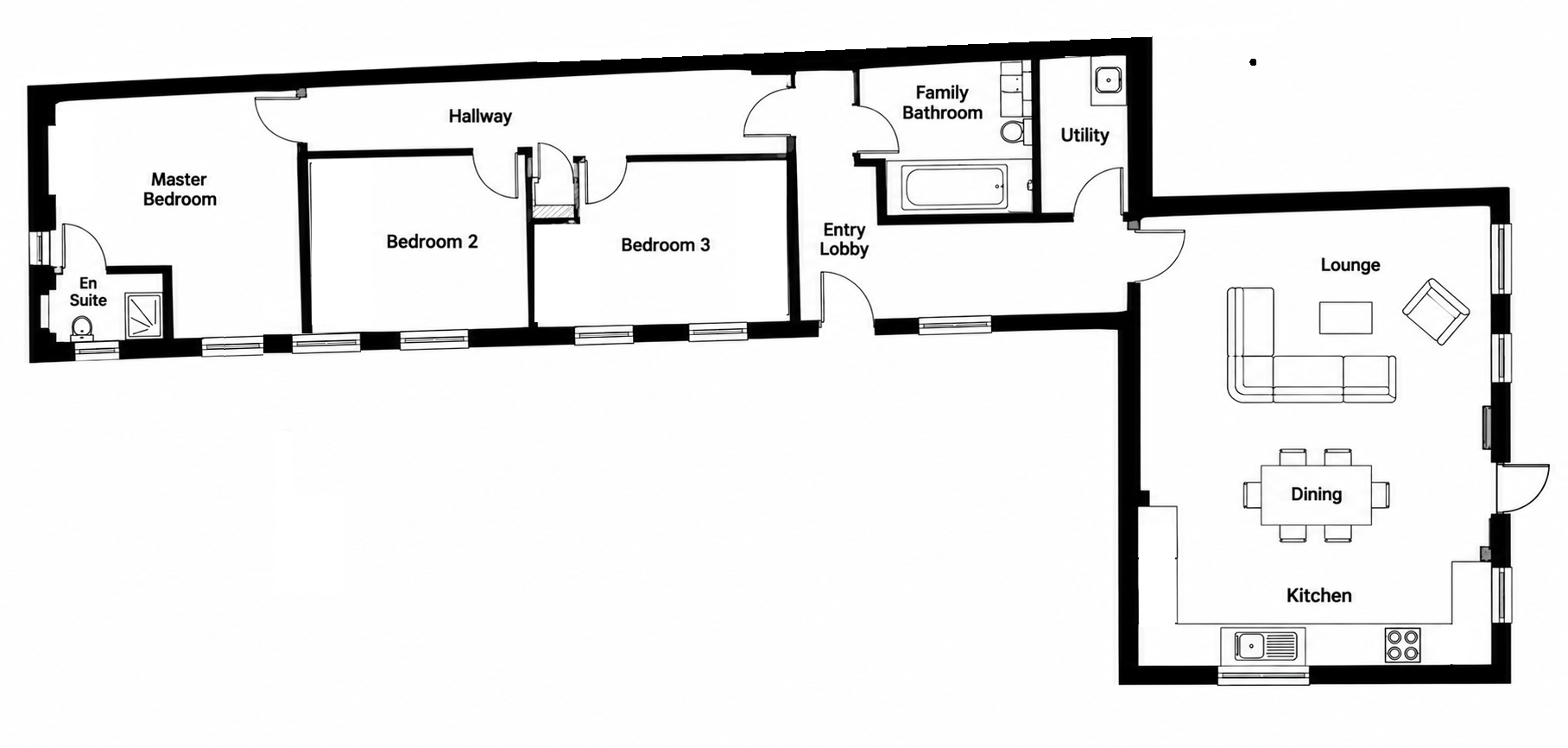 Six Hills Lane, Melton Mowbray floorplan
