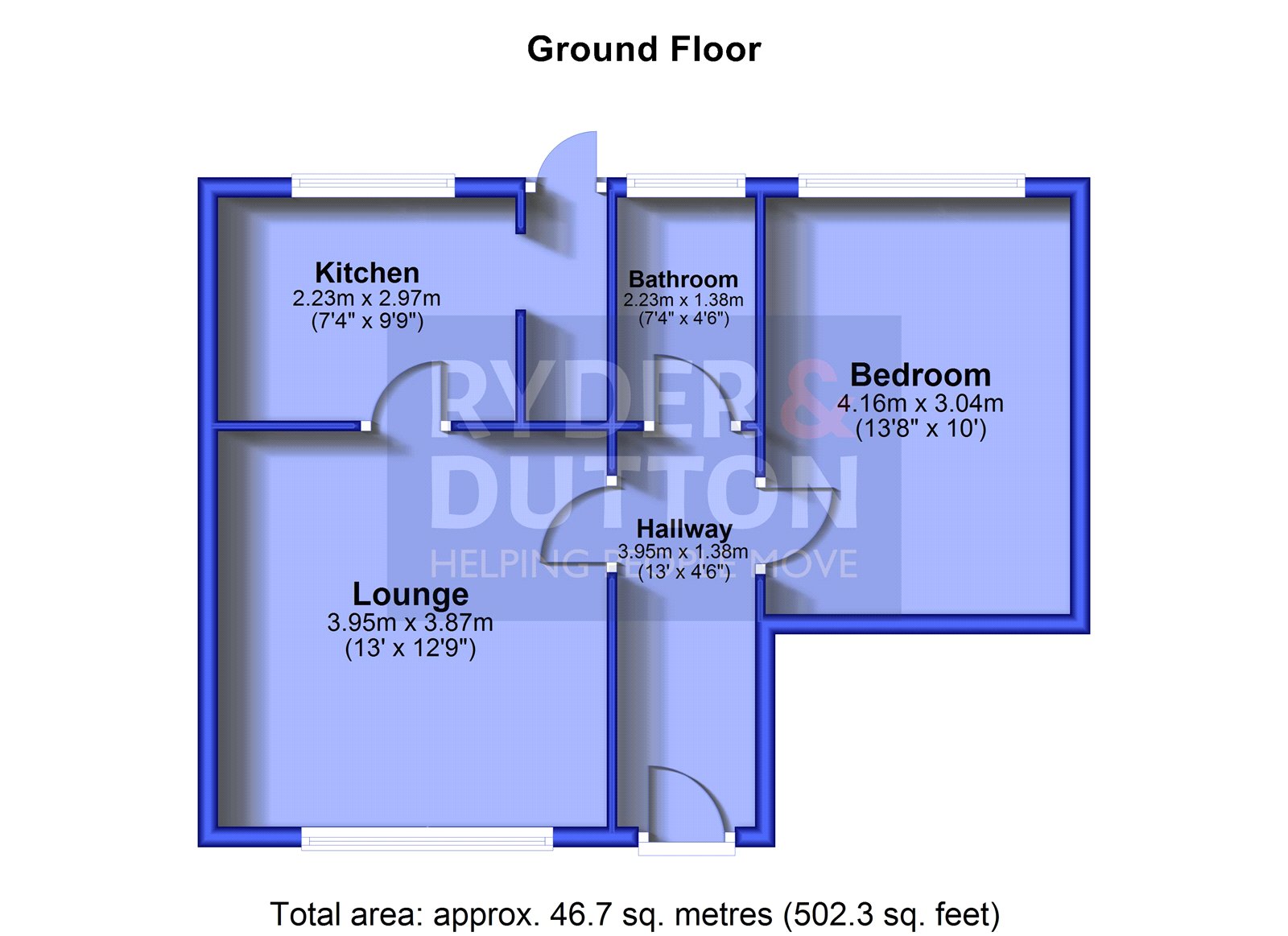 12, Dale Square, Oldham floorplan
