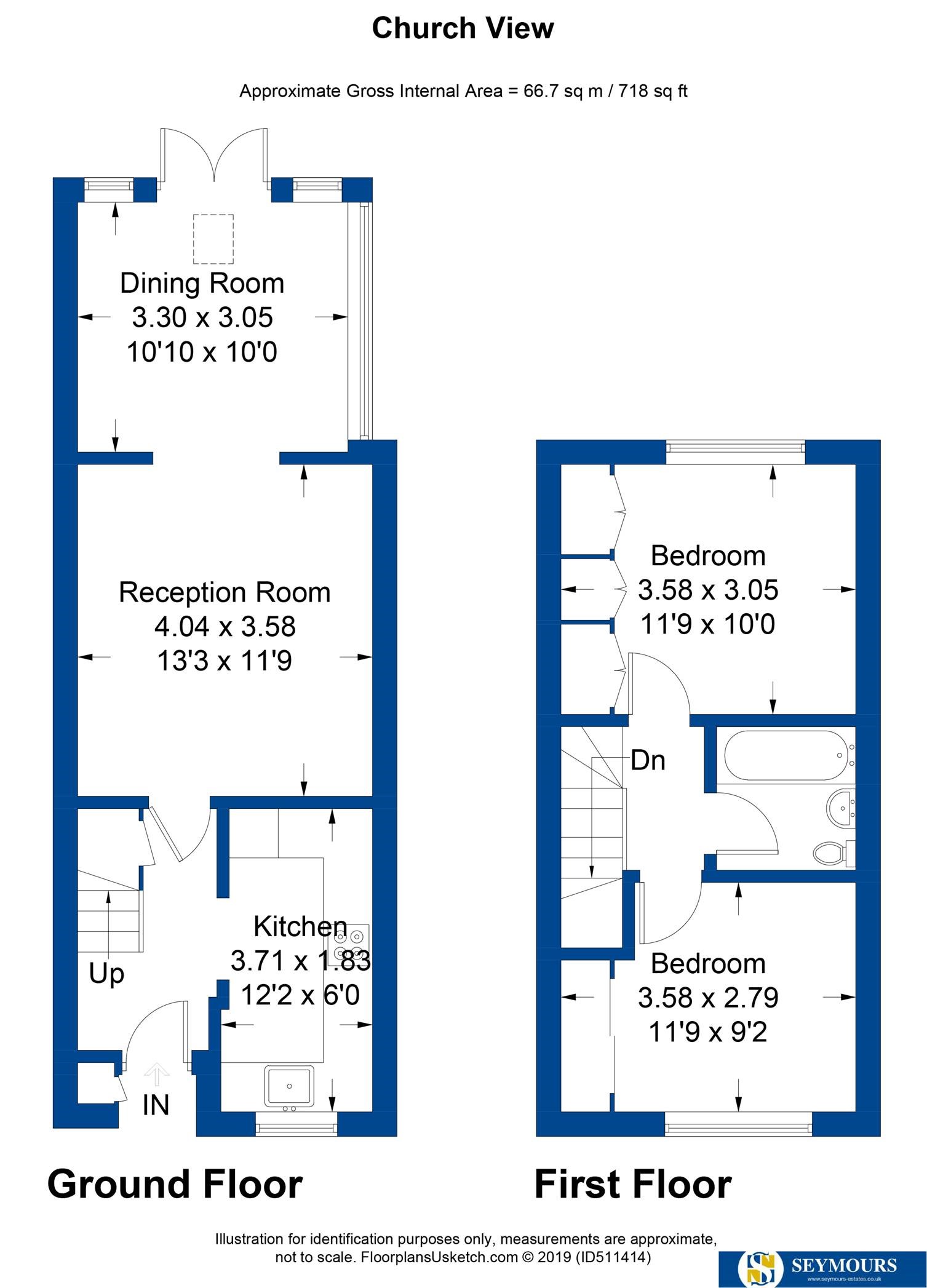 2 Bedrooms Terraced house for sale in Church View, Yateley GU46