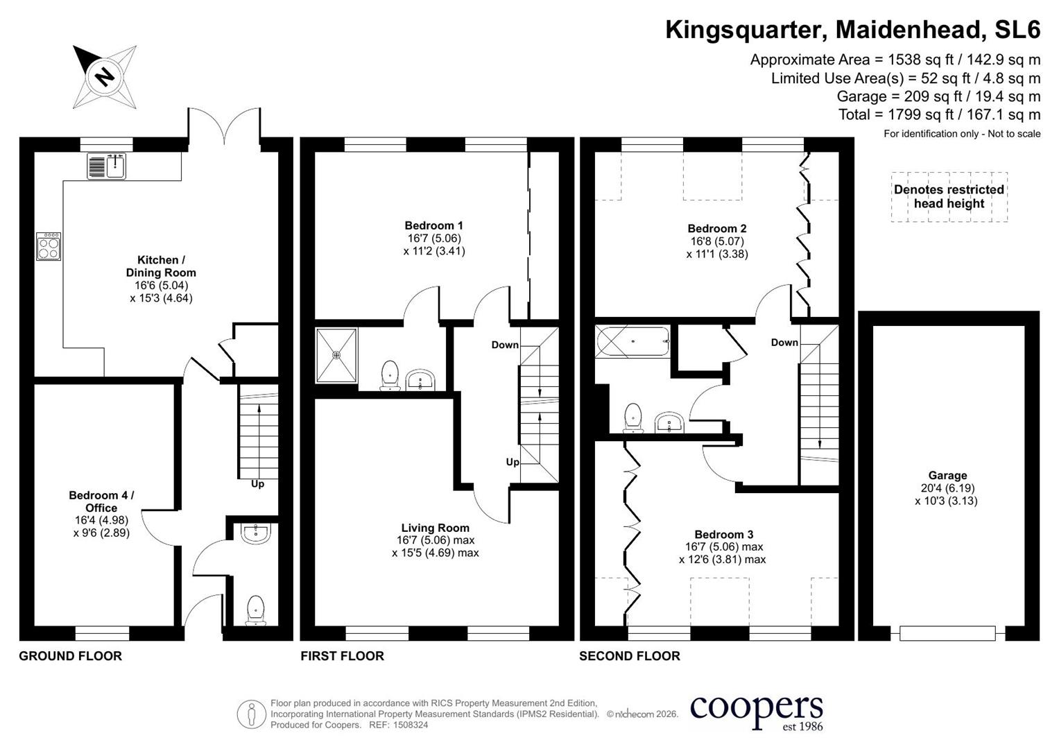 15, Kingsquarter, Maidenhead floorplan