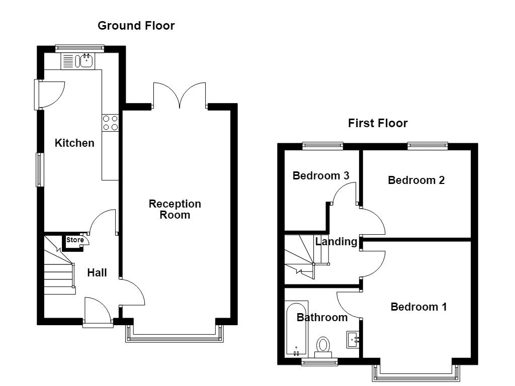 1, Carden Avenue, Manchester floorplan
