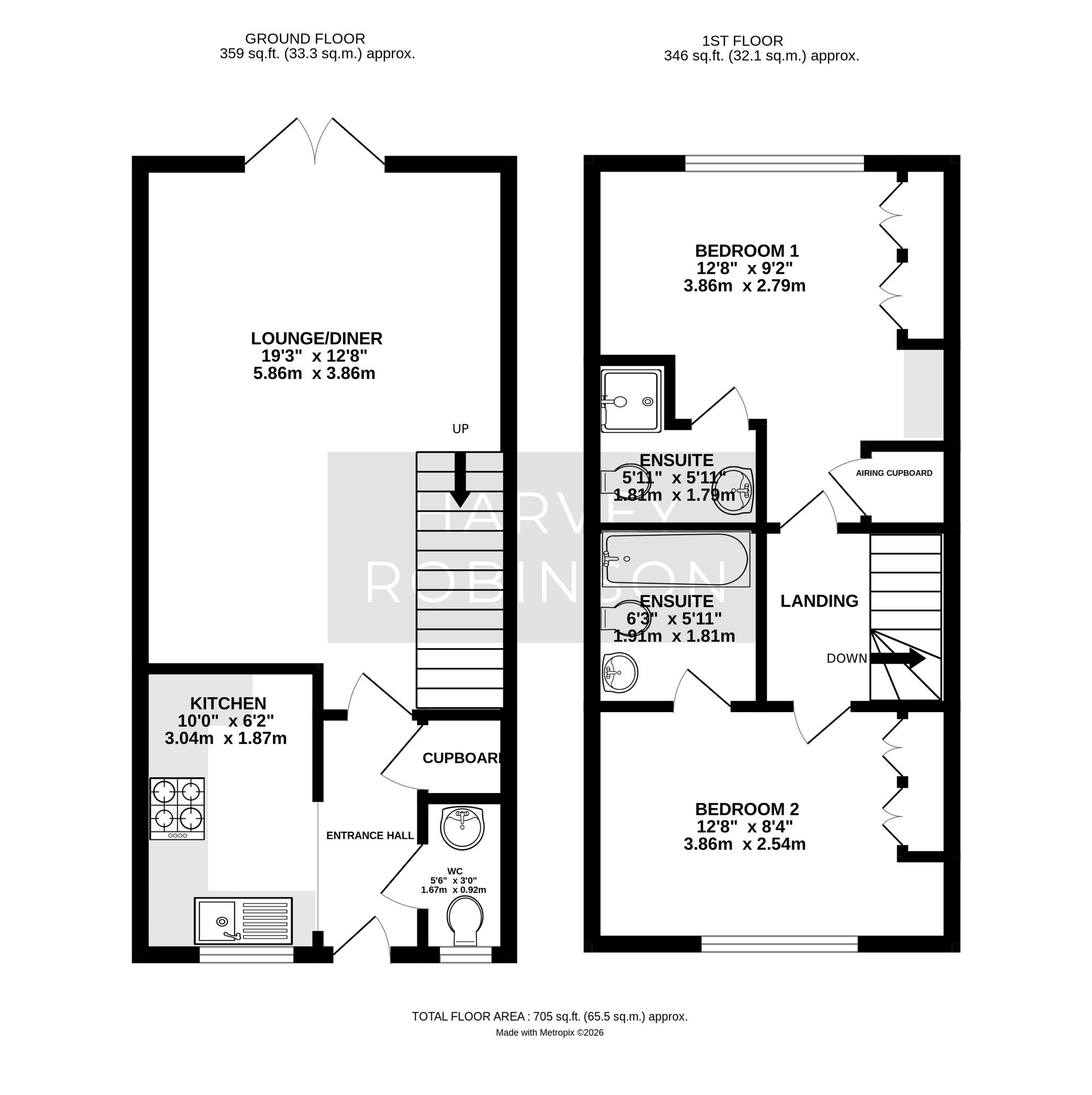 92 Stokes Drive, Huntingdon floorplan