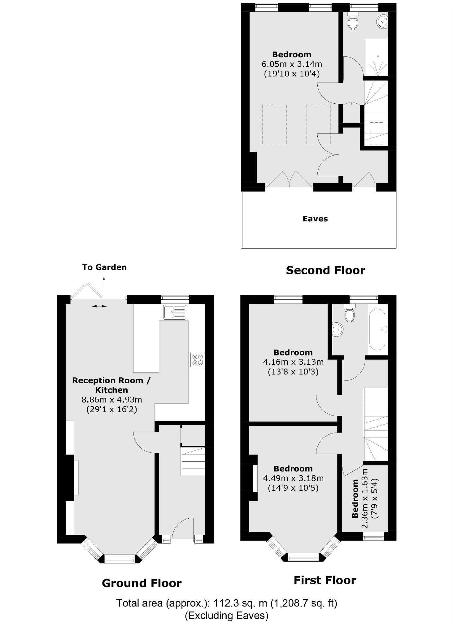 86, Vant Road, London floorplan