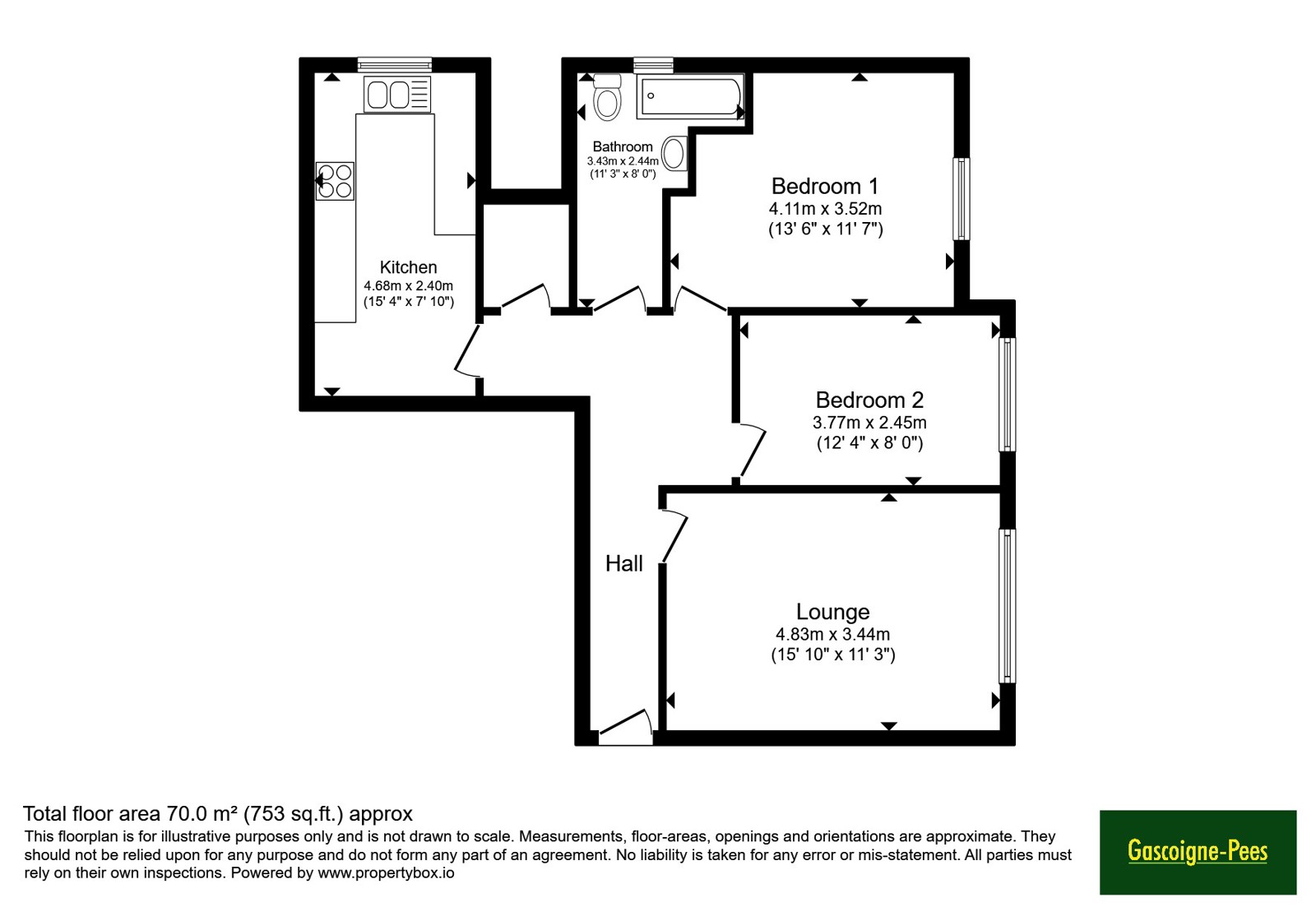 5 Ringstead Court,, Ringstead Road, Sutton floorplan