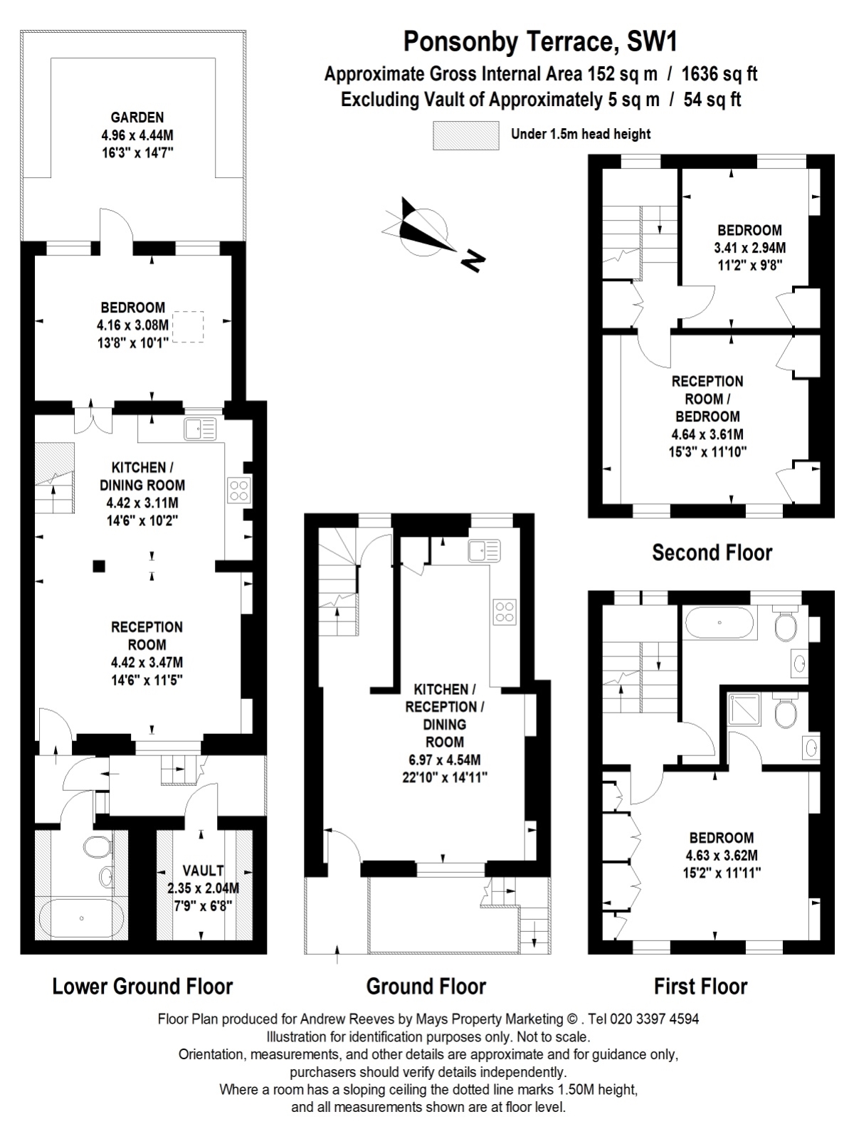 7, Ponsonby Terrace, London floorplan