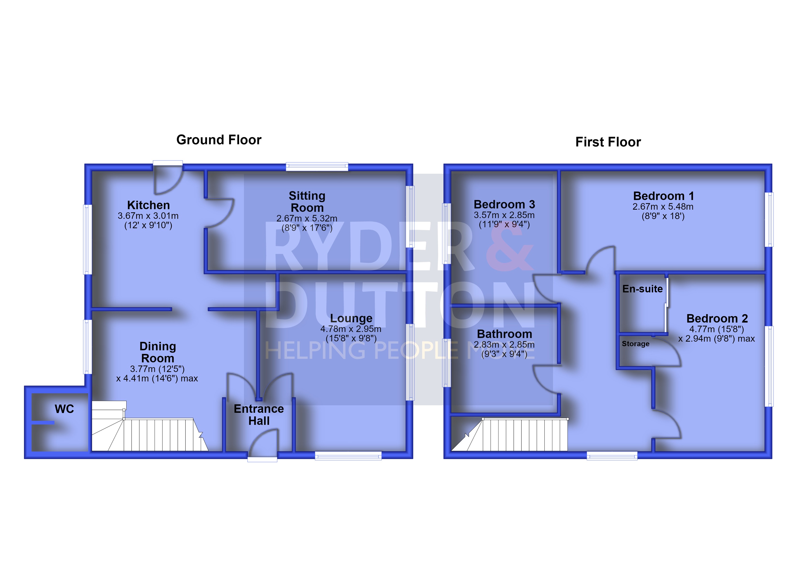 Green Lane, Heywood floorplan