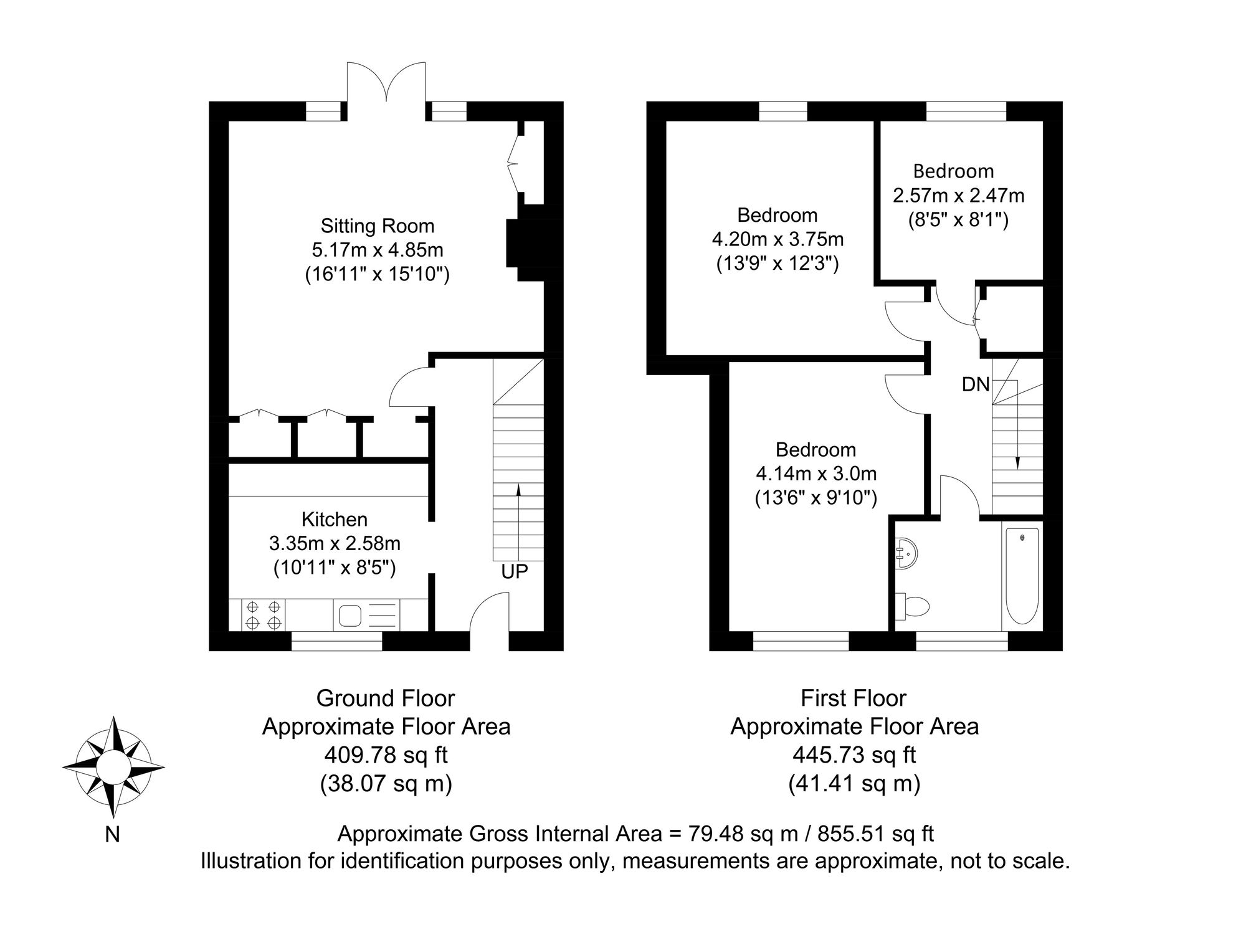 98 Crisp Road, Lewes floorplan