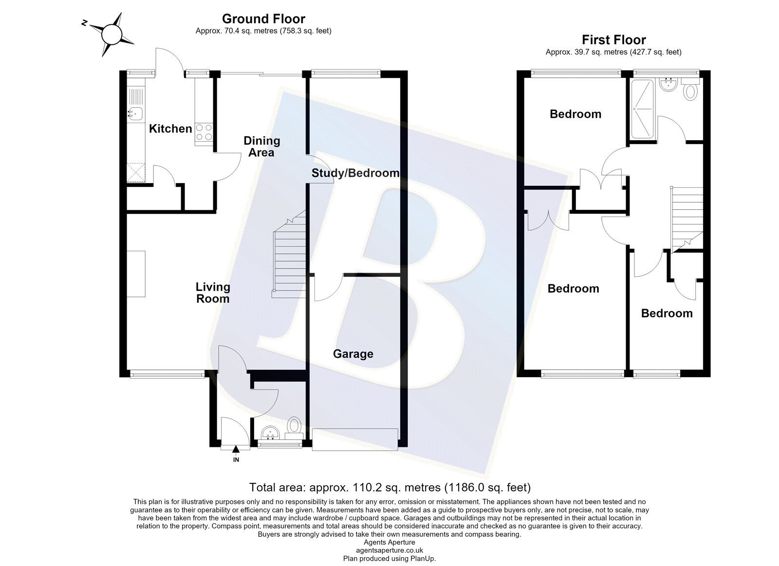 36, Woollard Way, Ingatestone floorplan