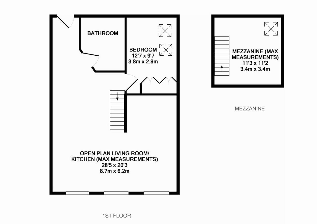 5, The Shoemakers, Anstey floorplan