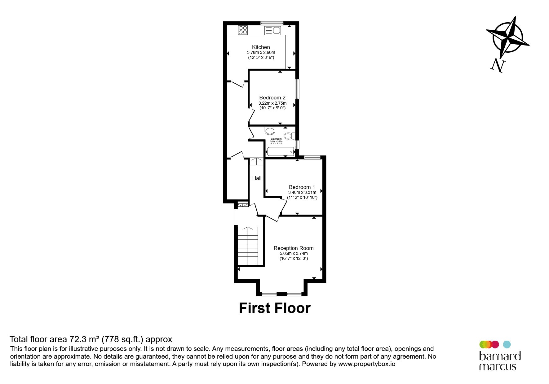 179a, Replingham Road, London floorplan