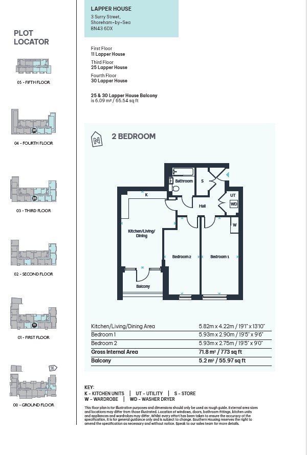 a2_01_11, 1 Surry Street, Shoreham By Sea, Shoreham By Sea floorplan