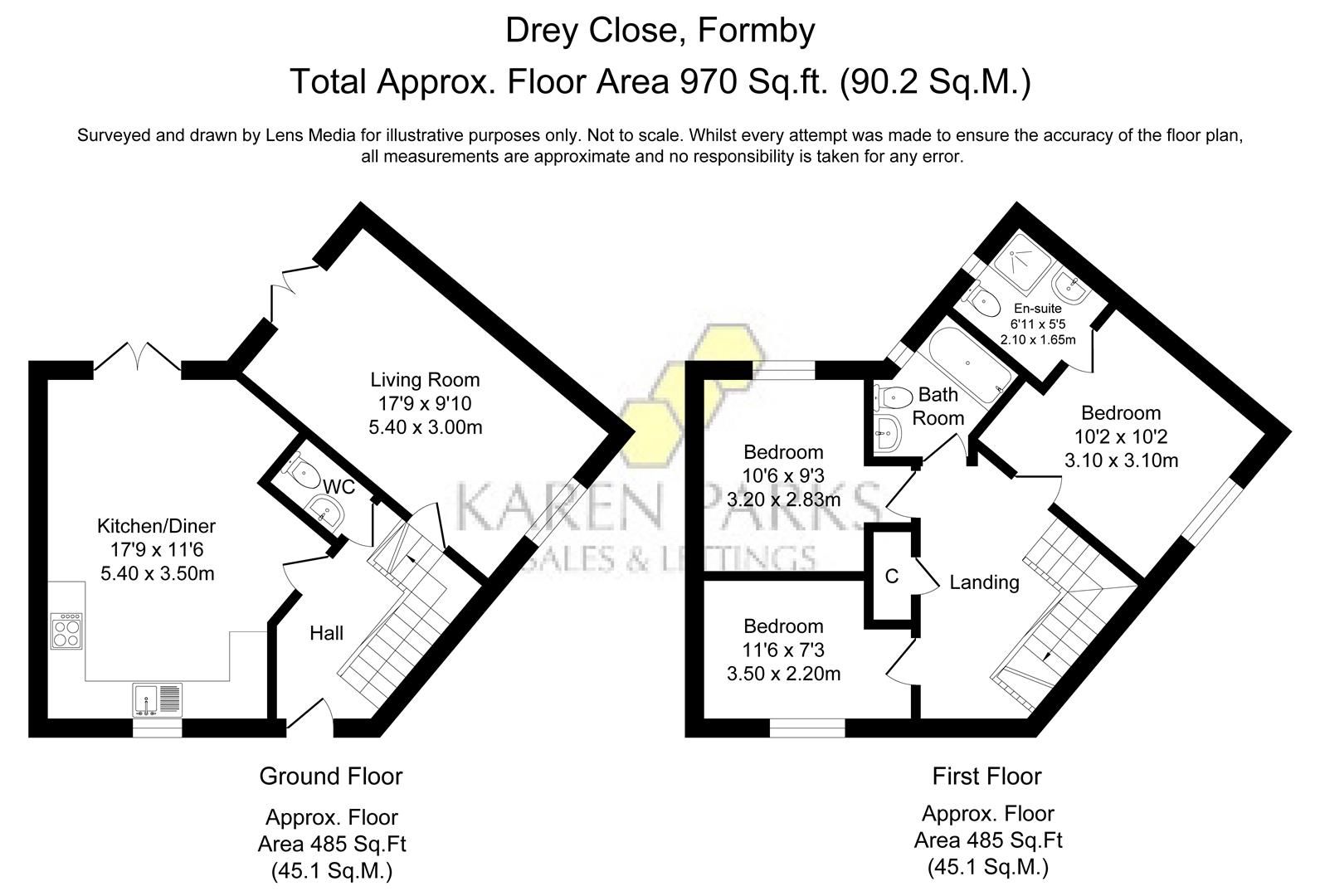 2, Drey Close, Liverpool floorplan