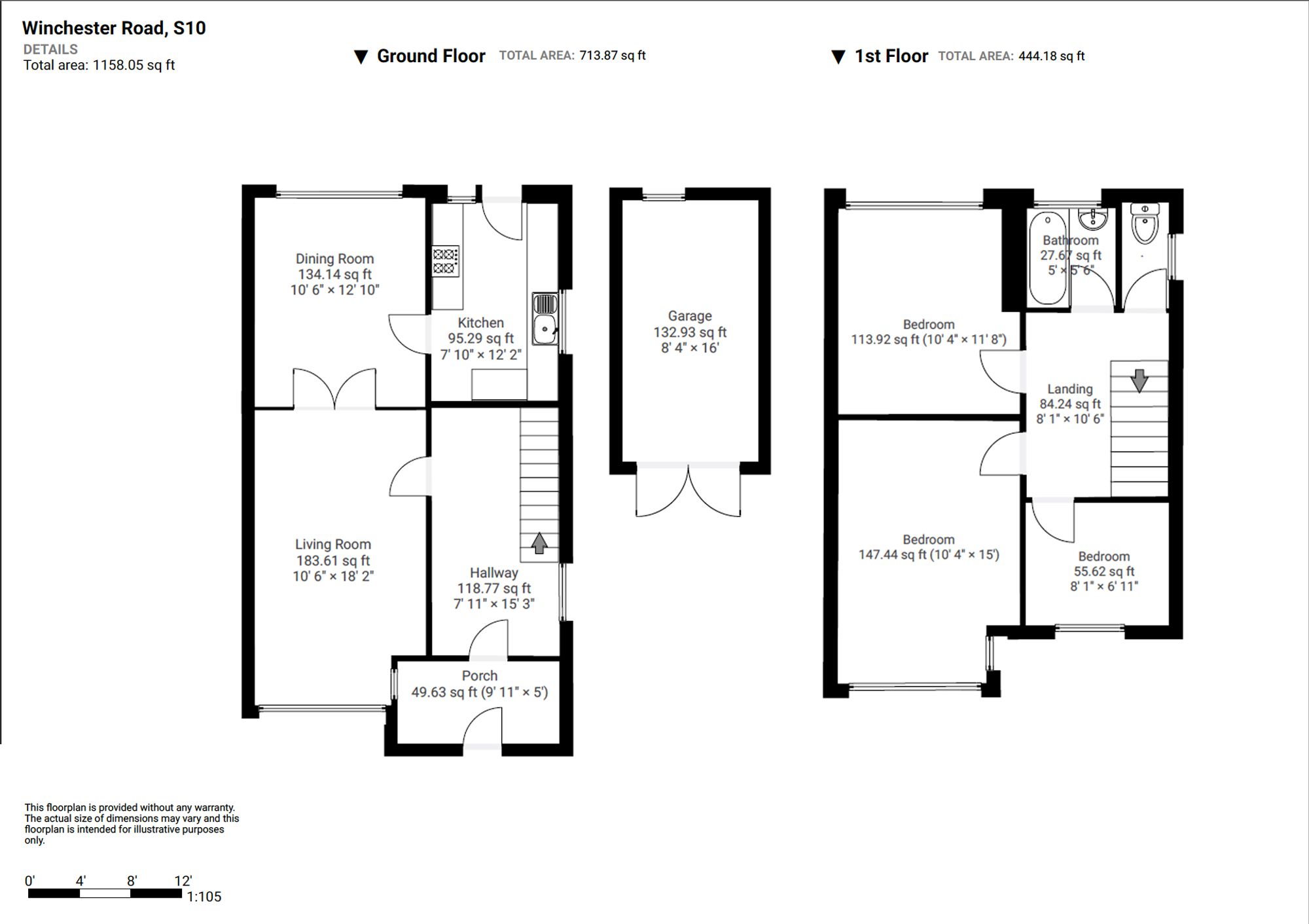 16 Winchester Road, Sheffield floorplan