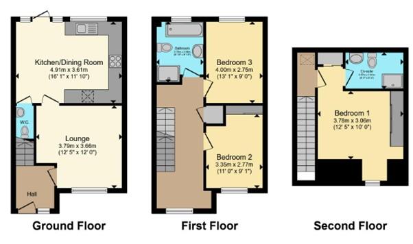 6, Lockley Gardens, Sapcote floorplan