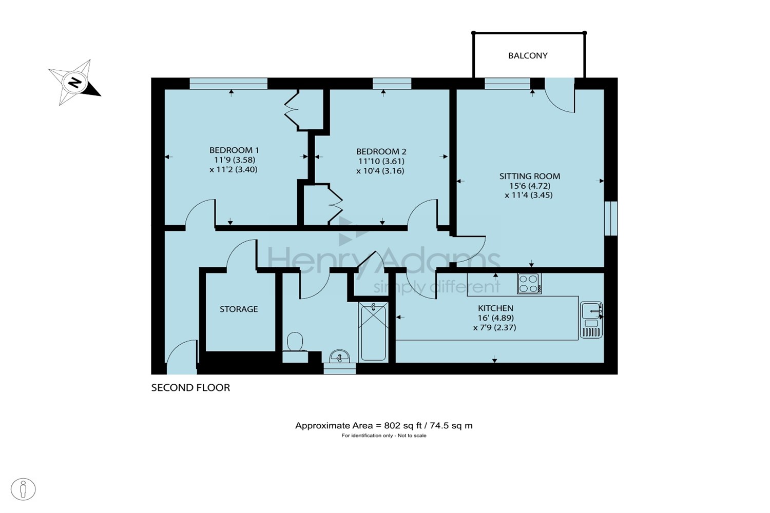 10, Woodmancote Court, Blenheim Road, Horsham floorplan