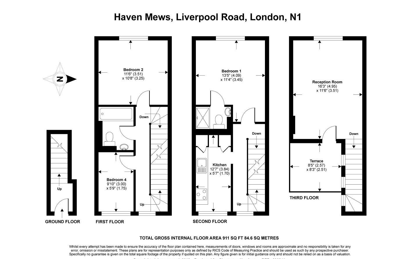 4 Haven Mews, Liverpool Road, Islington floorplan