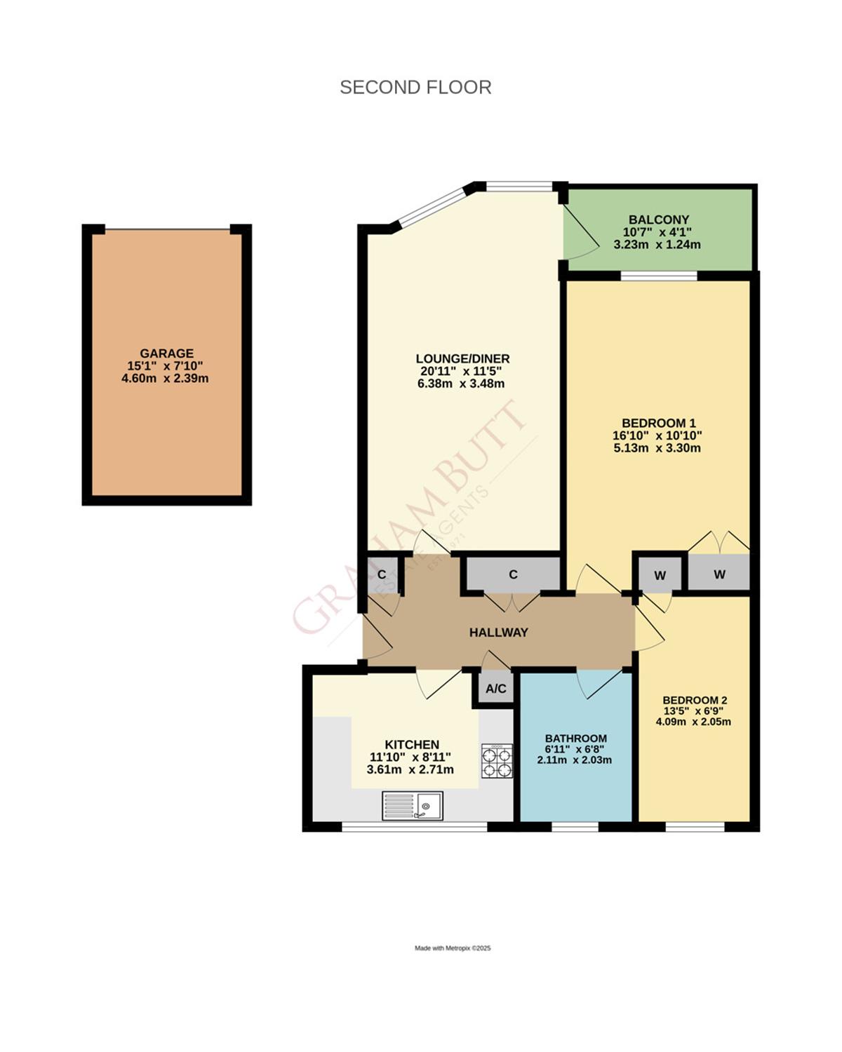 6, The Swallows, Littlehampton floorplan