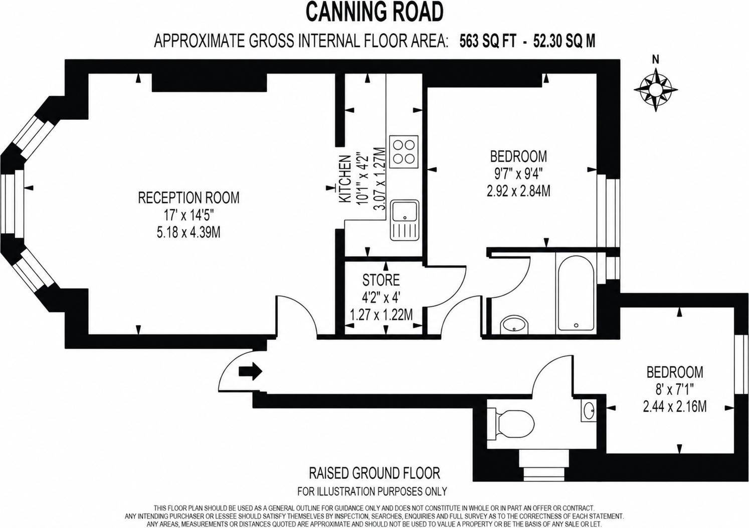 Canning Road, Croydon floorplan