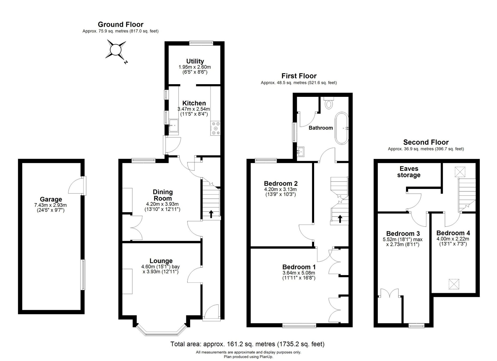 16 Hollins Lane, Harrogate floorplan