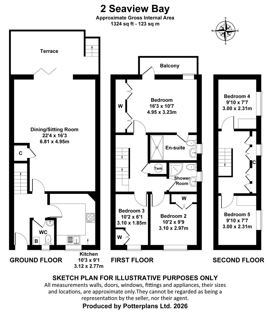 2 Seaview Bay, Pier Road, Seaview floorplan