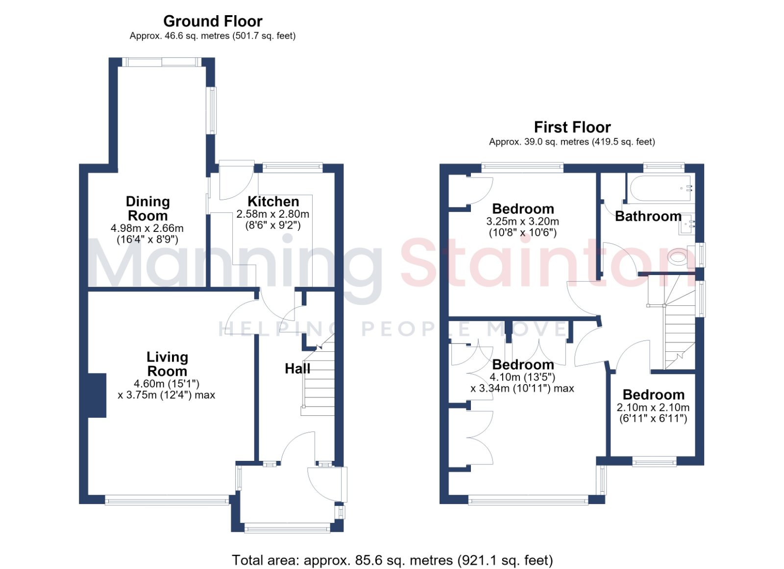 5, Brander Grove, West Yorkshire floorplan