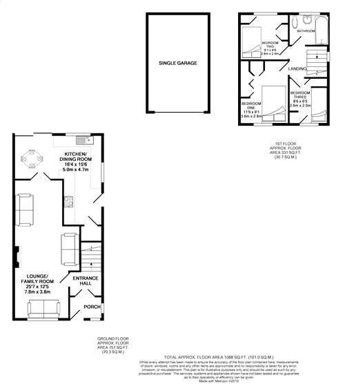 3 Bedrooms Semi-detached house for sale in Skilton Road, Tilehurst, Reading, Berkshire RG31