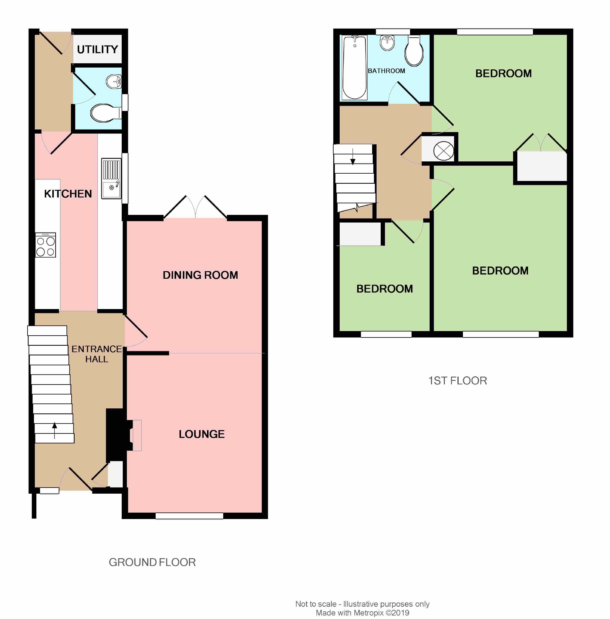 3 Bedrooms Terraced house for sale in Archers Way, Chelmsford, Essex CM2