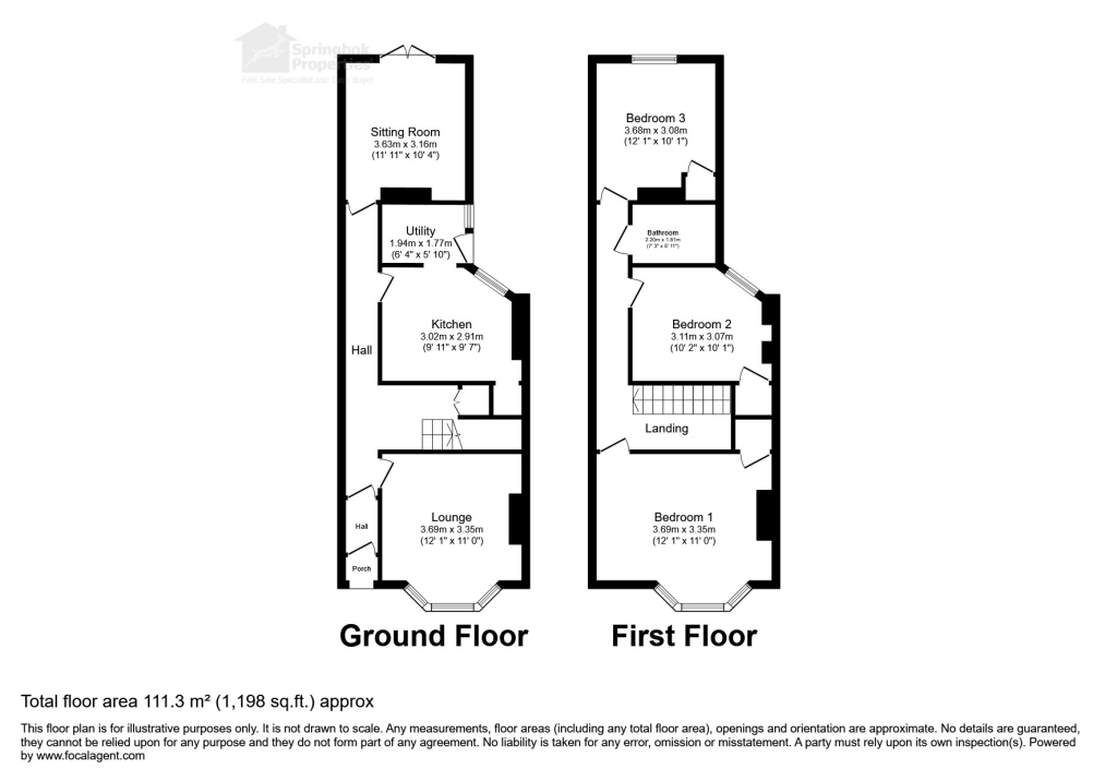 109, Marine Parade, Sheerness floorplan