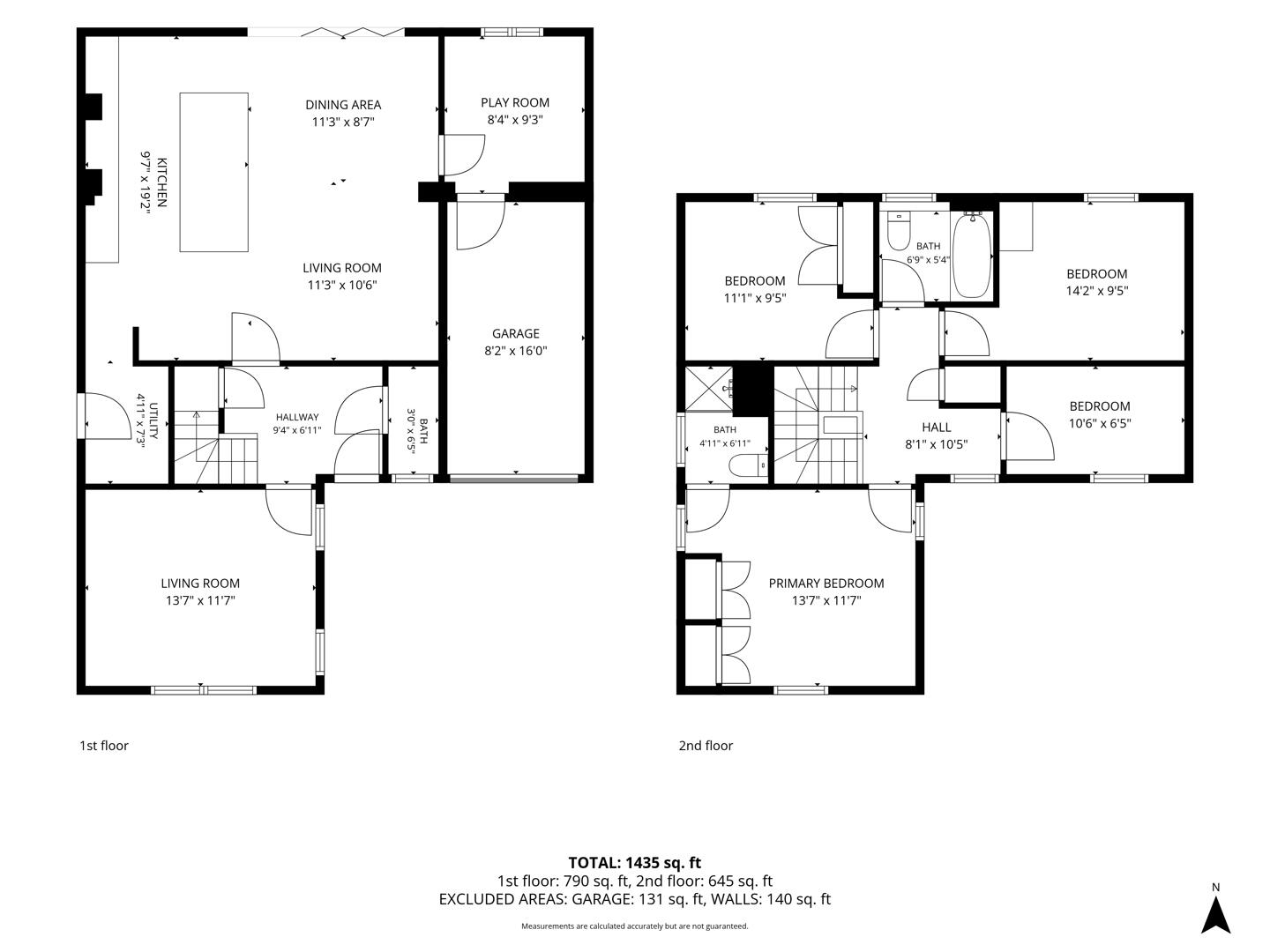 3, Dey Croft, Warwick floorplan