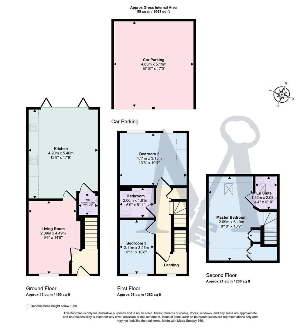 5, Rock View Close, Coalville floorplan