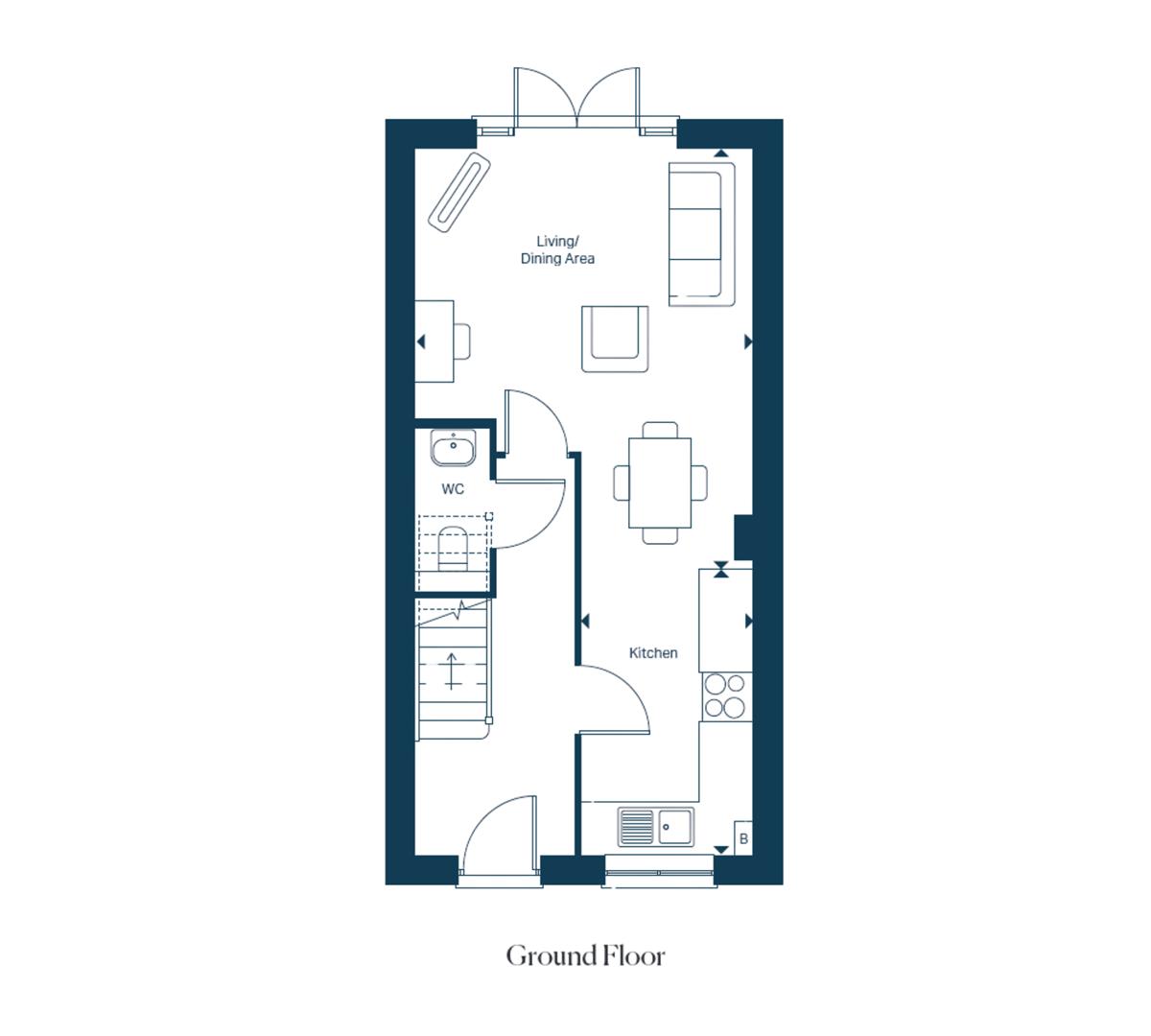 Plot 175, The Reed Bullockstone Road, Herne Bay floorplan