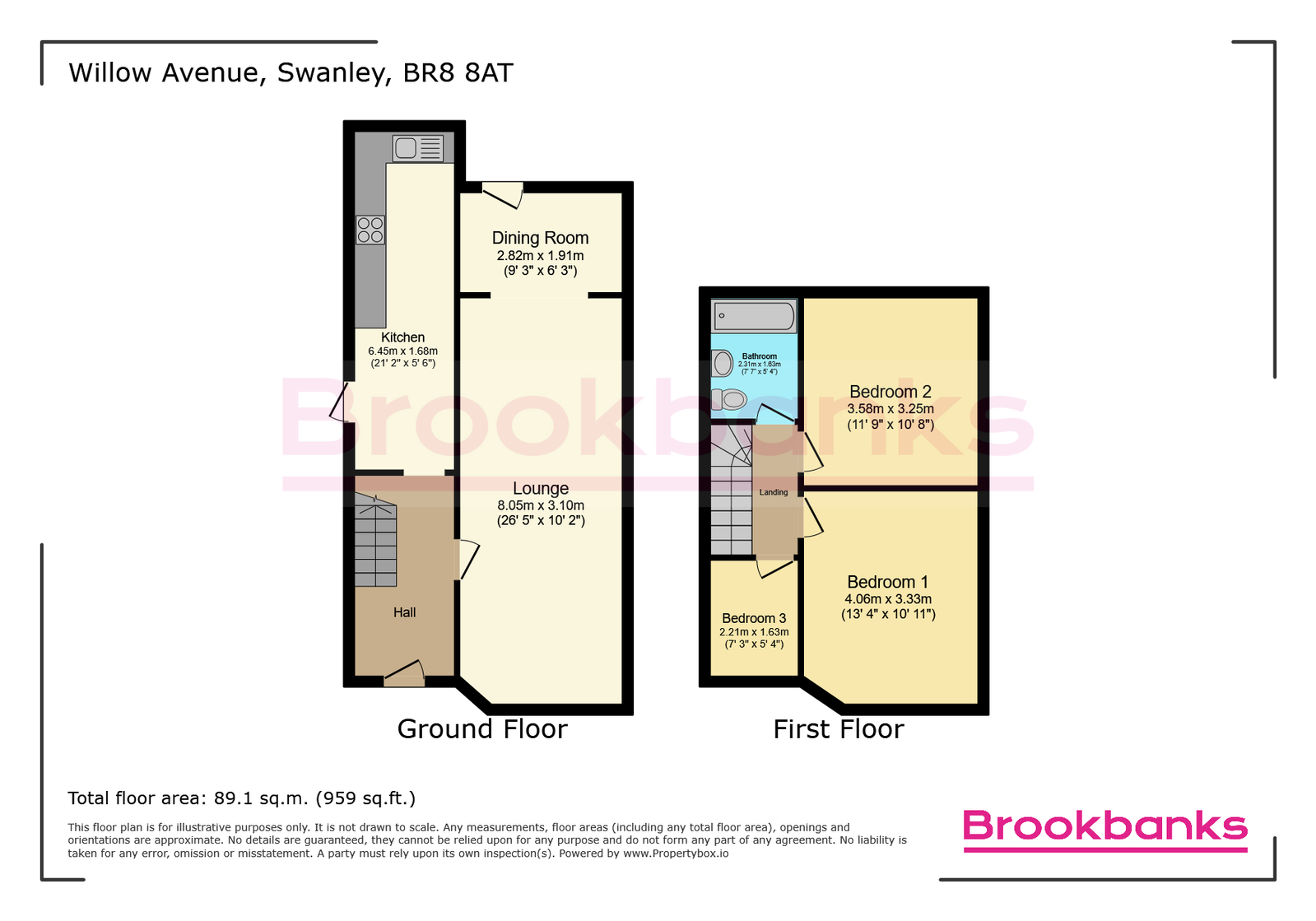20, Willow Avenue, Swanley floorplan