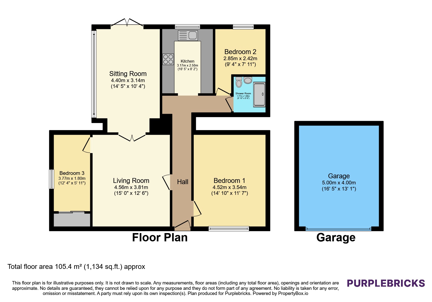 40, West Burnside, Broxburn floorplan