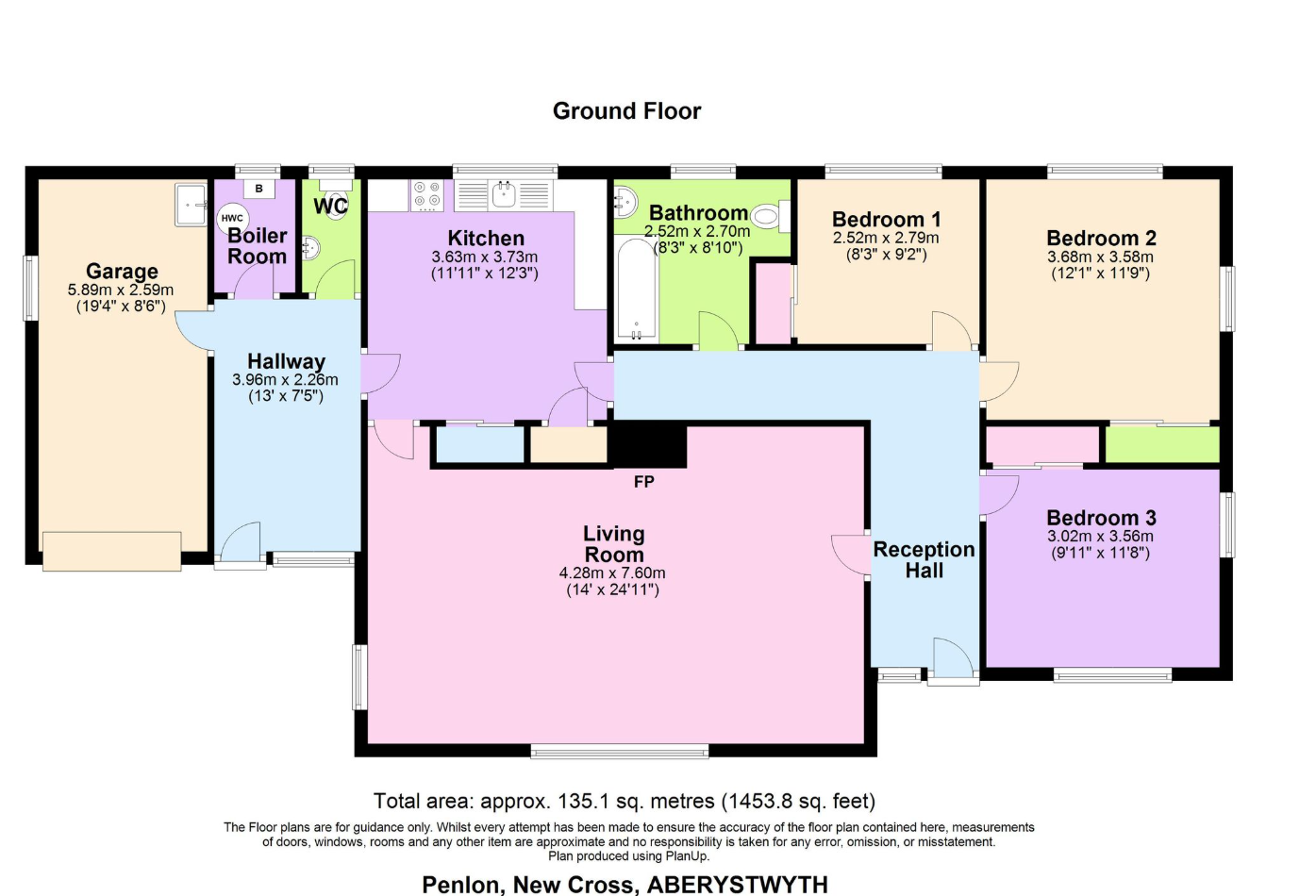 Penlon, Aberystwyth floorplan