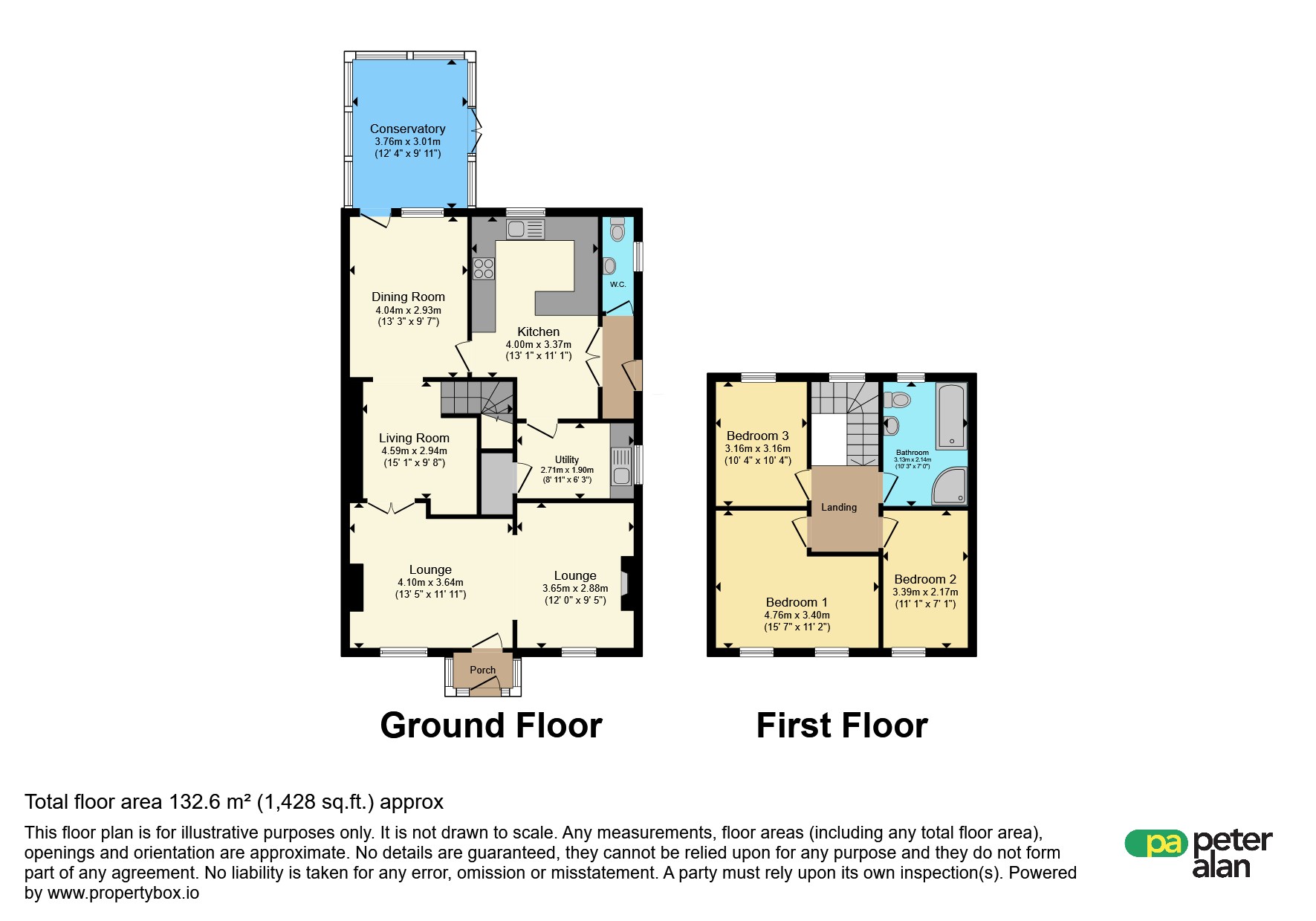 46, Heol Y Felin, Neath floorplan