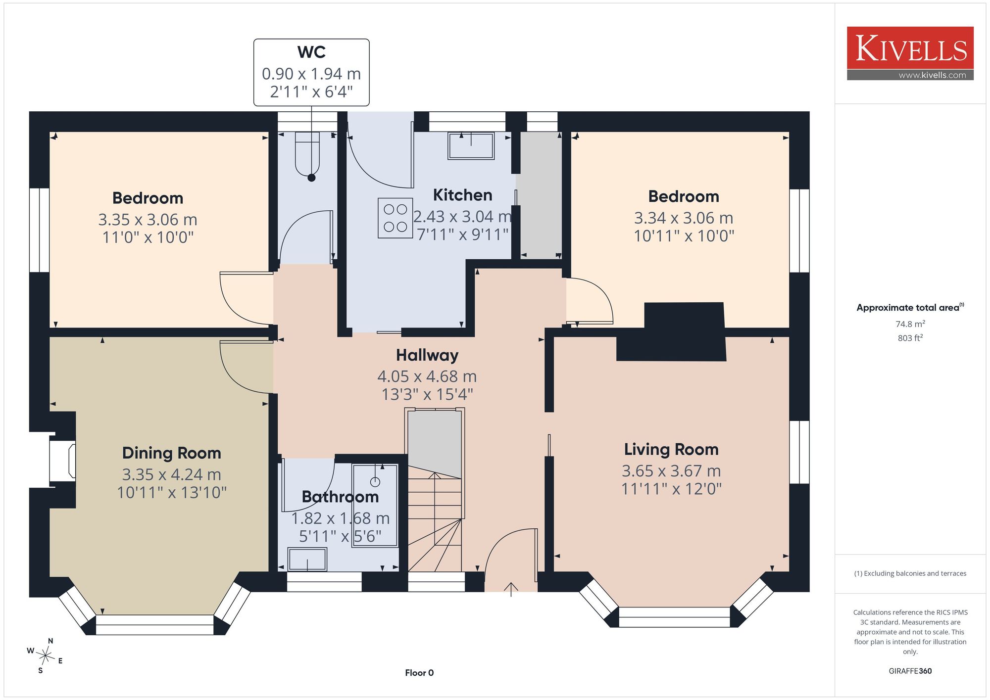 2, Blanchminster Road, Bude, EX23 floorplan