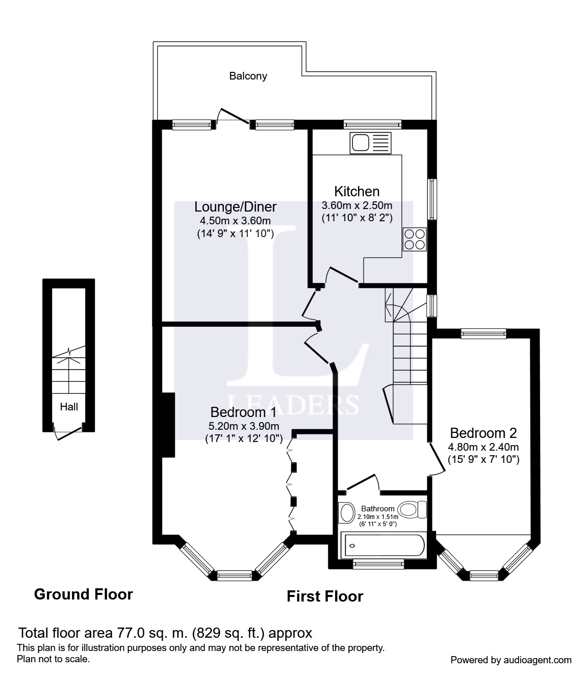 2 Bedrooms Flat to rent in Nevill Road, Hove BN3